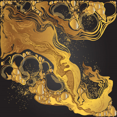 手绘矢量大理石抽象纹理背景[EPS]