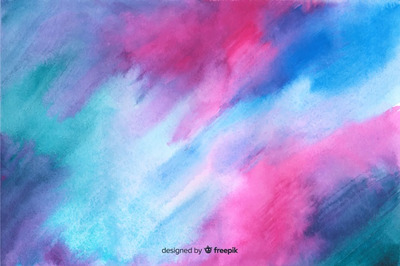 手绘彩色水彩肌理背景[EPS]