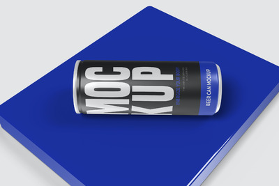 瘦版啤酒罐设计样机 V3（PSD）