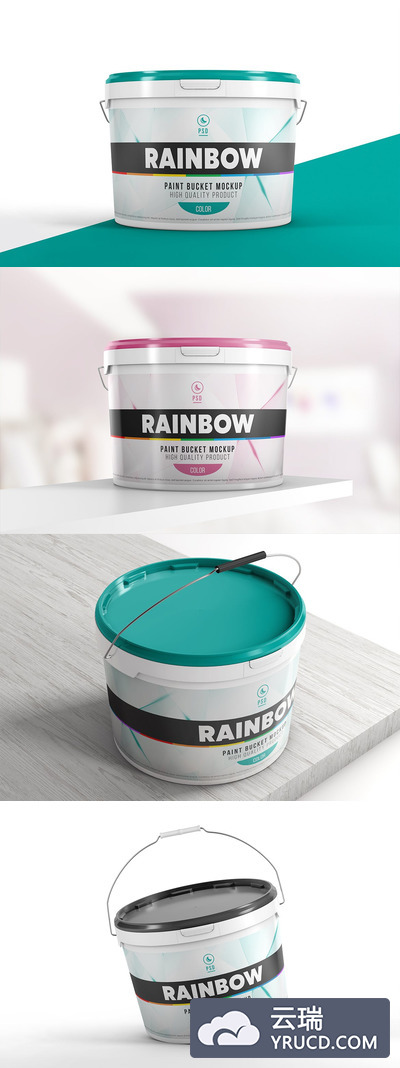 塑料油漆桶设计样机（PSD）