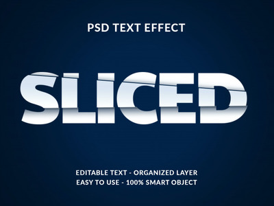 剪纸风格的切割3D文本样式[PSD]