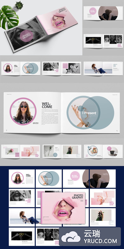 摄影作品集模板(indd)