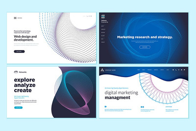 科技类网页设计巨无霸大图模板集V2