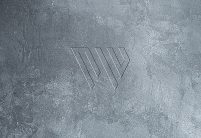 混凝土墙纹理凹印标志样机[PSD]