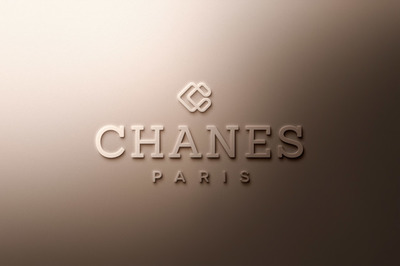 奢华金色logo字体样机[PSD]