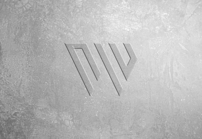 浮雕混凝土纹理的标志样机[PSD]