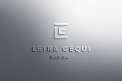 3D奢华白色logo展示样机[PSD]