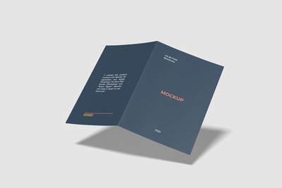 A4 尺寸的画册设计样机（PSD）