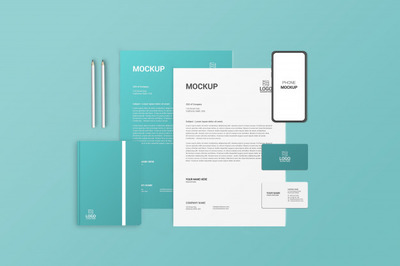 品牌文具logo产品样机[PSD]