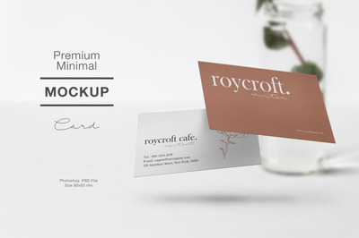 极简主义商务名片样机[PSD]