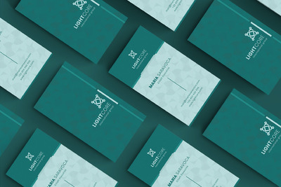 现代概念名片独特的布局专业名片模板下载（Ai）