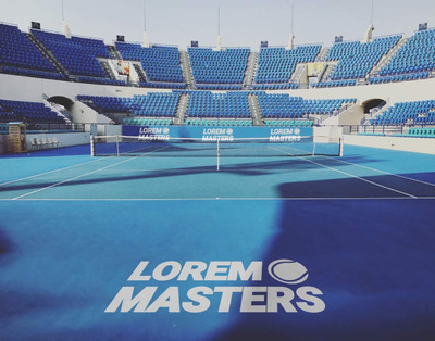 网球场品牌产品样机