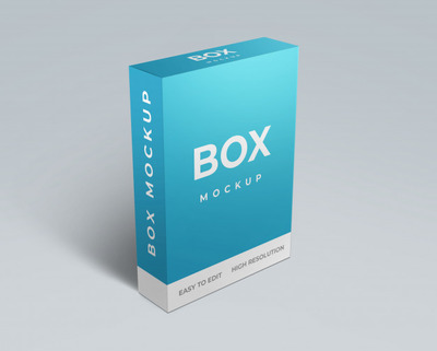 优质的极简包装盒样机[PSD]