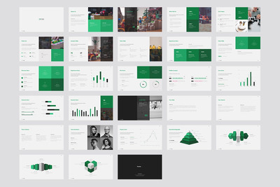 环保类简洁的商业计划书模板（PPTX）