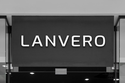 高端优雅的店面招牌logo展示样机[PSD]