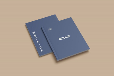 通用的画册杂志封面设计样机(PSD)