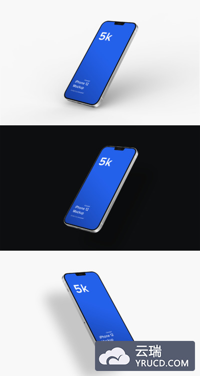 全新 iPhone 12 概念手机样机下载(PSD)