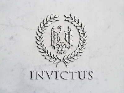 高浮雕大理石logo展示样机[PSD]