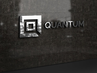 3D瓷砖墙面logo展示样机[PSD]