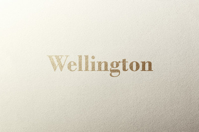 优质的金色logo纸纹理样机[PSD]