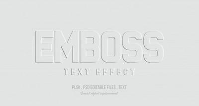 浮雕3D文本风格效果模型[PSD]