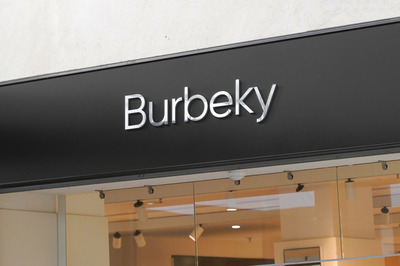 高端商城店面logo展示样机[PSD]