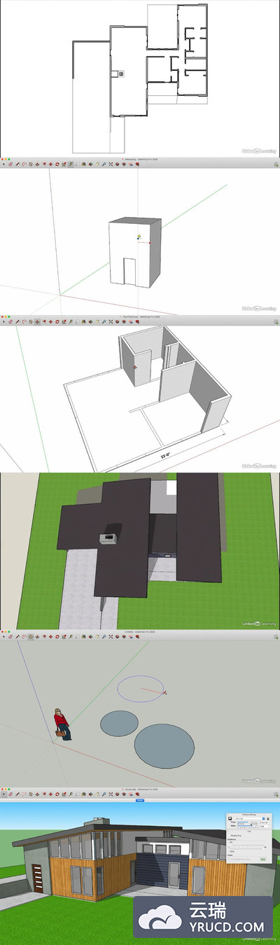 SketchUp 2020 基培训教程 英文字幕