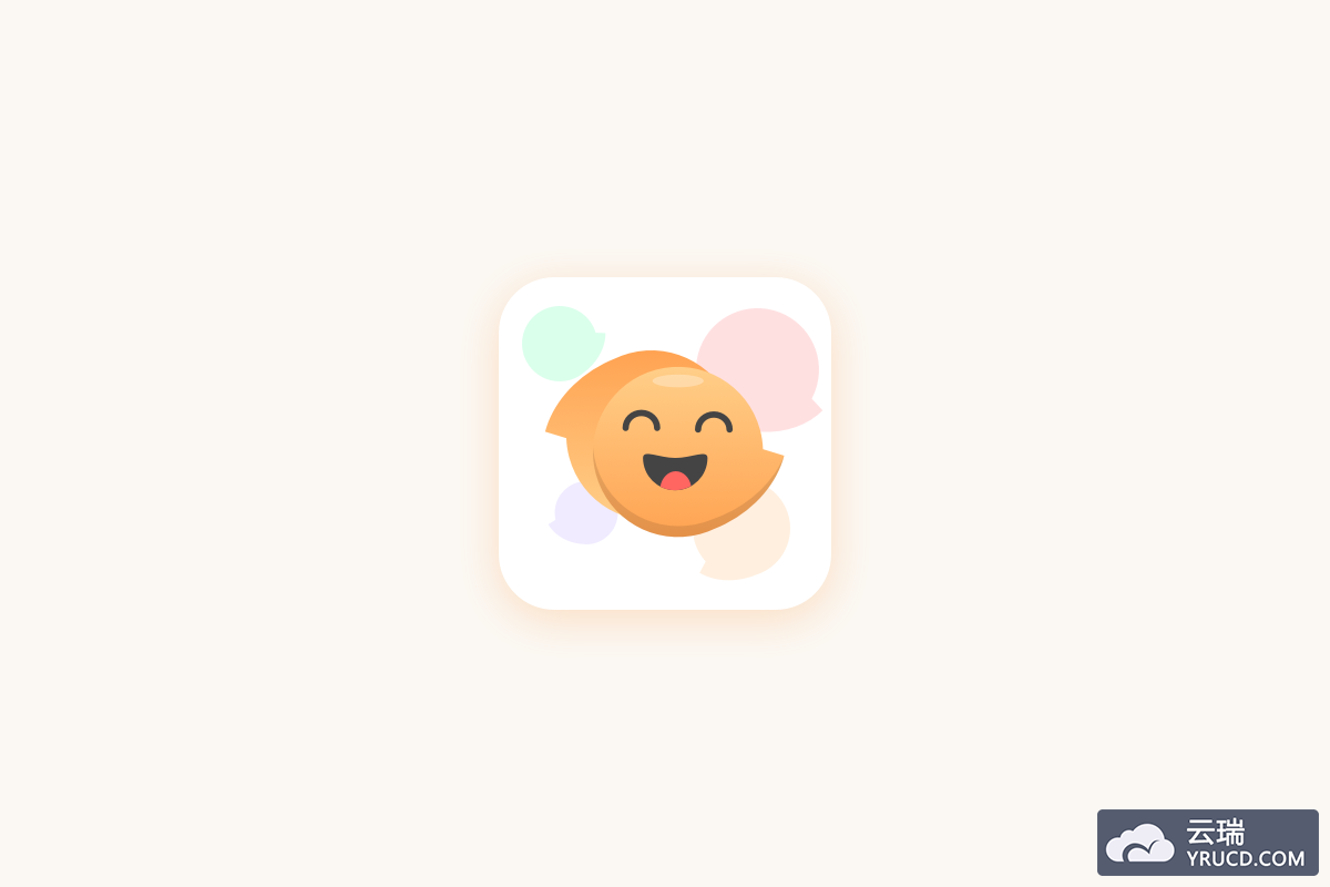 sketch打造的社交app启动图标logo表情包设计