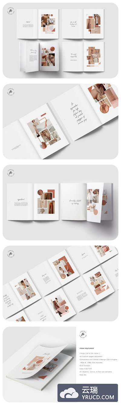 滑板杂志产品画册模板下载（INDD）