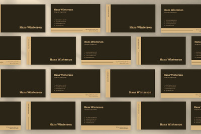 高端的企业名片设计下载（PSD）