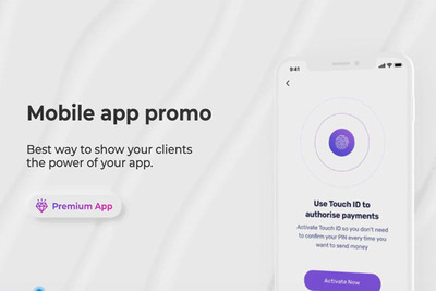 现代时尚的APP应用促销演示AE视频模板