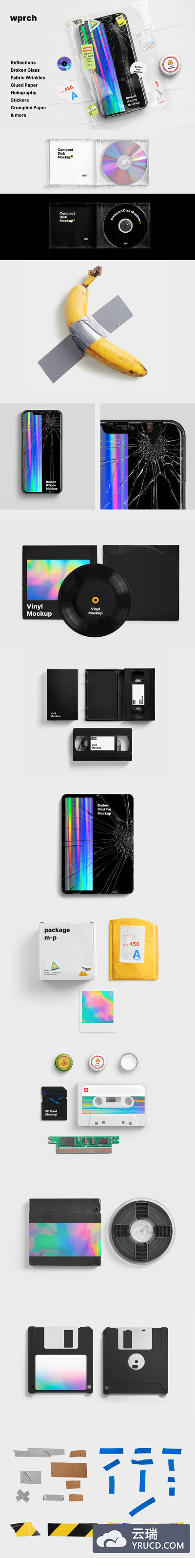 8款精美设计的巨无霸样机素材合集[3.69GB]