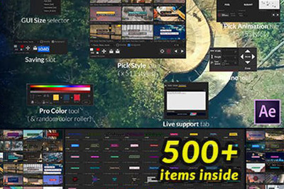 文本框/文字标题制作工具AE脚本文件