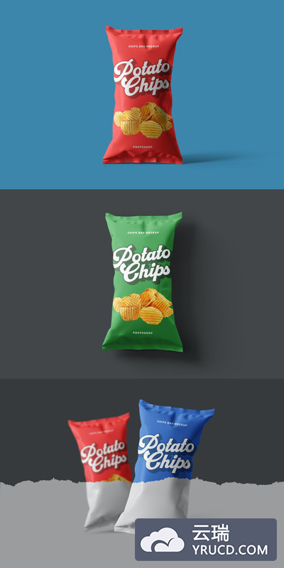 薯片包装设计样机(PSD)