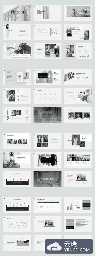 干净有创意的PPT模板下载(PPTX)