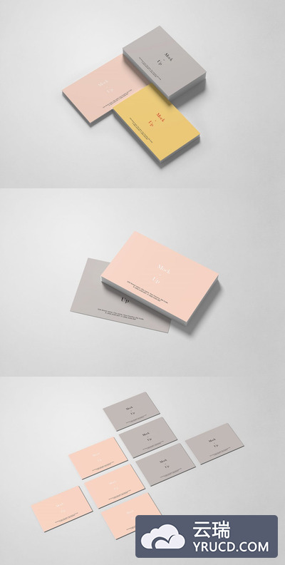 高端名片设计合集展示样机（PSD）