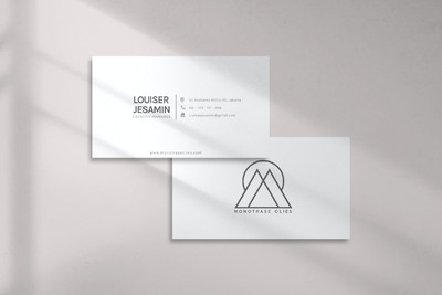 淡雅的商业公司名片下载(PSD)