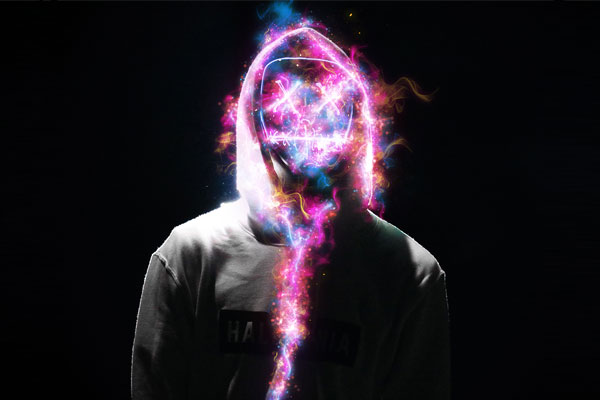 炫酷有趣的电光能量效果ps特效动作下载