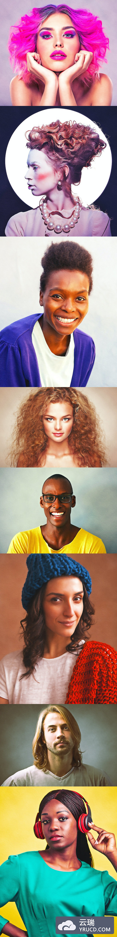 油画Photoshop动作（Atn）