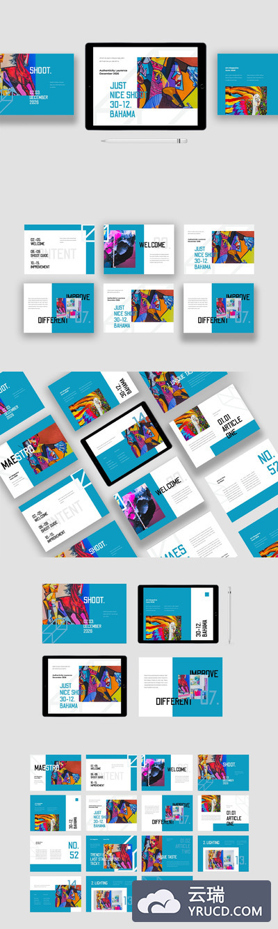 大师摄影作品集模板电子画册模板（indd）