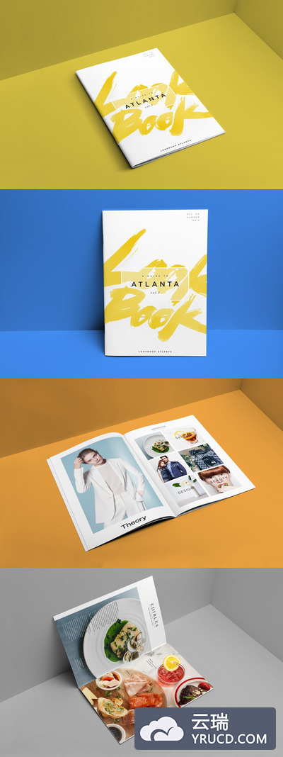 实用画册设计样机（PSD）