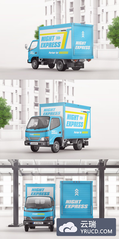 运输箱卡车模型样机（PSD）