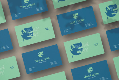 Eco 环保系列名片设计模板（PSD）