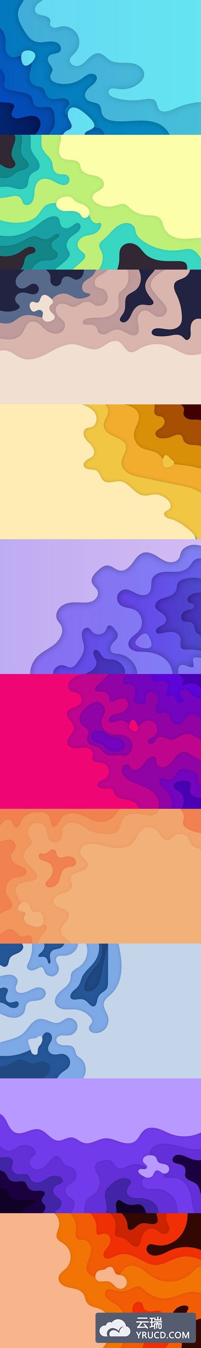 剪彩纸型壁纸背景纹理素材