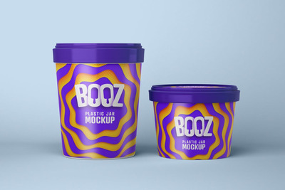 高品质的冰淇淋雪糕食品包装设计VI样机展示模型mockups-2