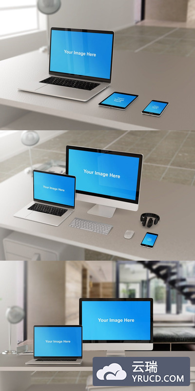 响应式网站模型样机（PSD）