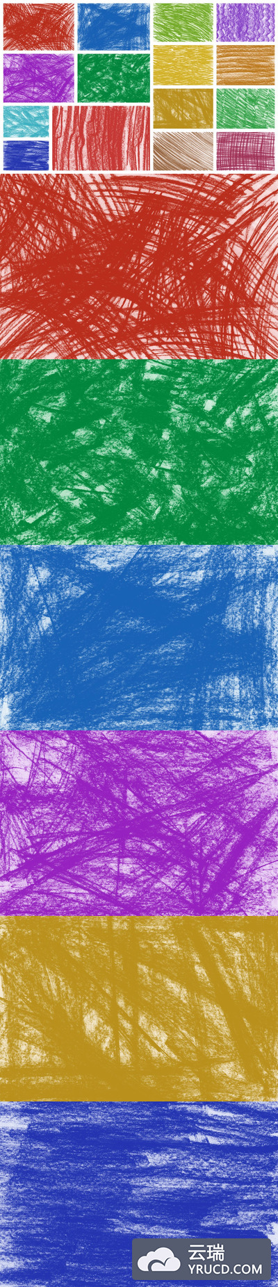 彩色粉笔纹理背景素材(JPG)