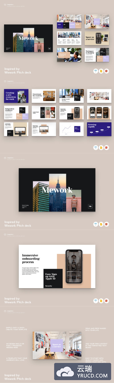 时尚高端专业的高品质多用途powerpoint幻灯片演示模板（pptx）