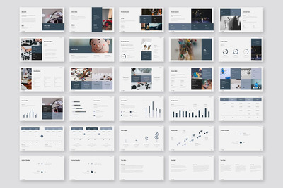 搞定商业计划书设计感强的PPT模板下载（PPTX）