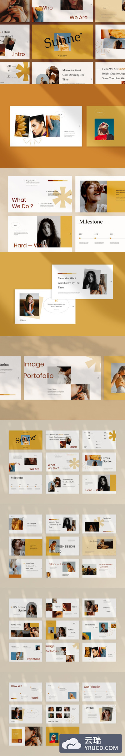 时尚高端创意多用途的高品质优雅powerpoint幻灯片演示模板（pptx）